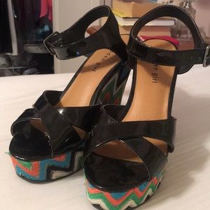 Madden girl chevron wedges